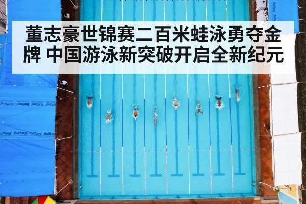 董志豪世锦赛二百米蛙泳勇夺金牌 中国游泳新突破开启全新纪元
